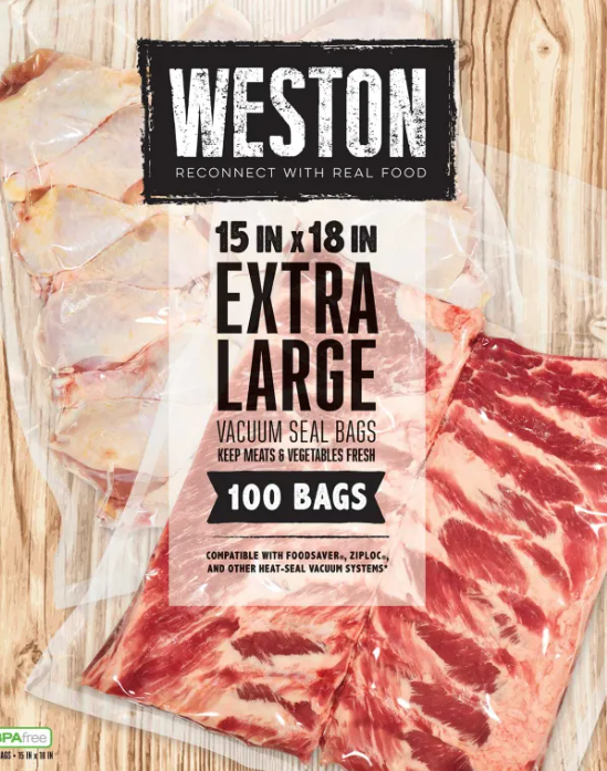 Weston Vac Bags 12 x 18 (XL) 100ct