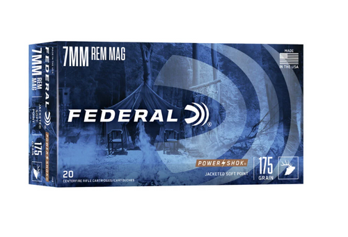 Federal Power-Shok 7mm Rem Mag SP