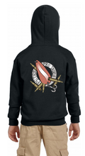 Load image into Gallery viewer, Pete&#39;s Pro Tackle Youth Hoody 10 Year Logo