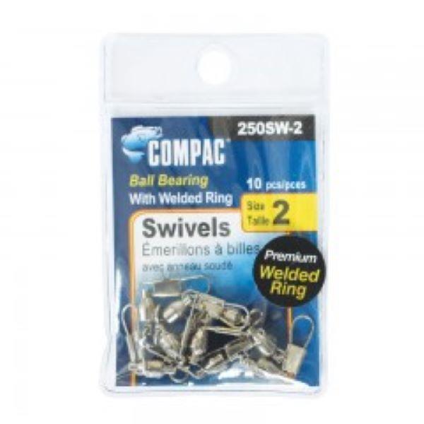Compac Welded Ball Bearing Swivel/ – Pete's Pro Tackle