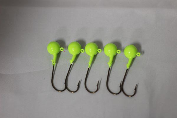Rogers Crappie Jig Heads with Long Shank - 25 Pack