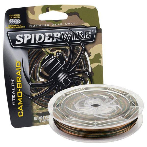 SpiderWire Camo Braid 125yd Spool